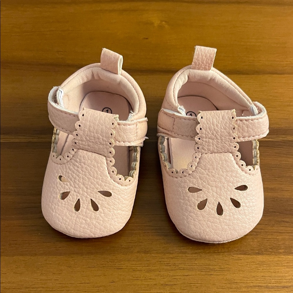 Lucky Brand Light Pink Baby Walker Shoes